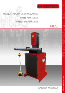 Catálogo PI85 PI92