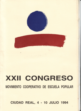 Dossier XXII Congreso