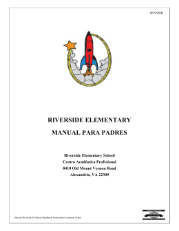 riverside elementary manual para padres