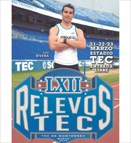 Convocatoria - Asociacion de Atletismo de Nuevo León