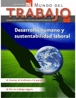 Desarrollo humano y sustentabilidad laboral
