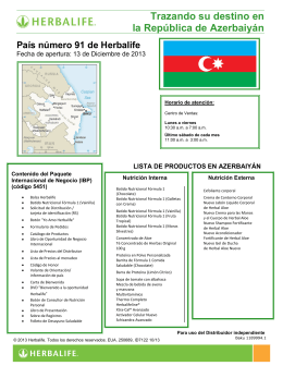Trazando su destino en la República de Azerbaiyán