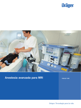 Anestesia avanzada para MRI