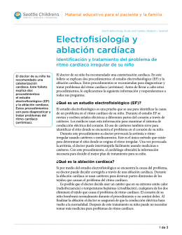 PE939S Electrophysiology Study and Cardiac