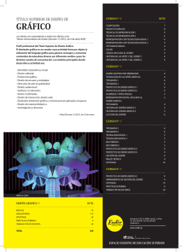 folleto 2014.indd - ESDIR. Escuela Superior de Diseño de La Rioja