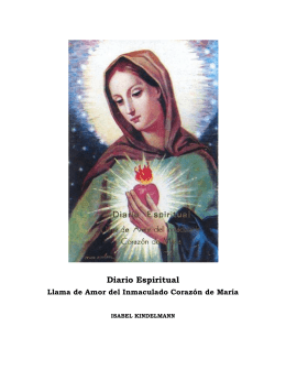 Diario Espiritual - Apariciones de Jesús y María