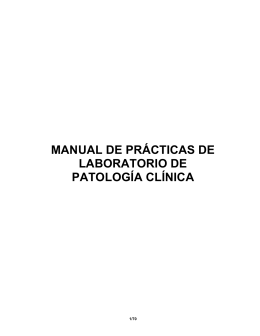 manual de prácticas de laboratorio de patología clínica