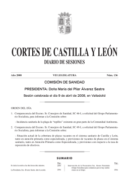 CORTES DE CASTILLA Y LEÓN