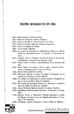 Historia Nicaragua José Dolores Gámez Anexo1 Registro cronológico