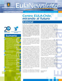 Centro EULA-Chile, mirando al futuro