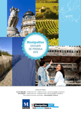 2015 - Office de Tourisme de Montpellier