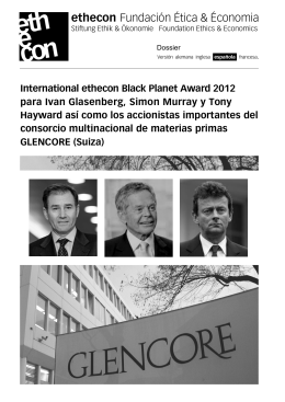 Dossier GLENCORE / Black Planet 2012 (PDF