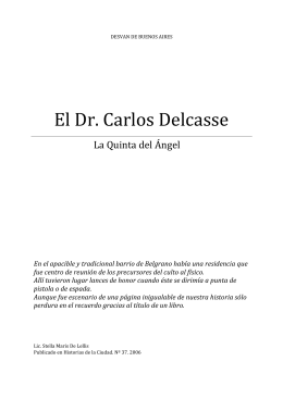 El Dr. Carlos Delcasse