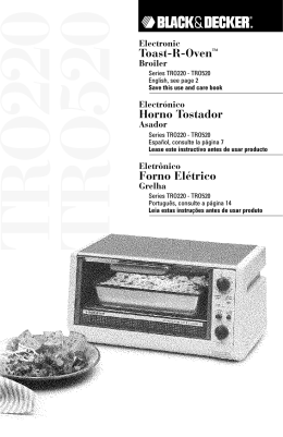 Toast-R-Oven™ Horno Tostador Forno Elétrico