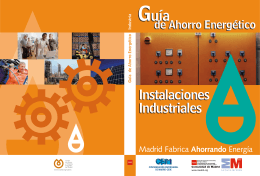 Guía de Ahorro Energético en Instalaciones Industriales