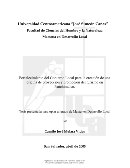 Universidad Centroamericana “José Simeón Cañas