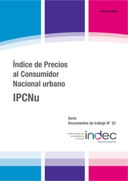 Índice de Precios al Consumidor Nacional urbano (IPCNu).