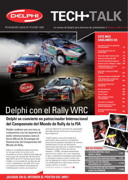 Delphi con el Rally WRC