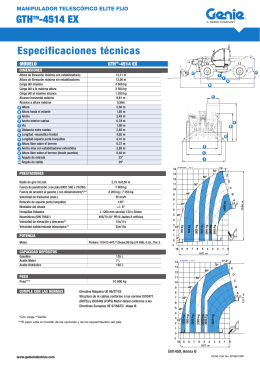 GTHTM-4514 EX Especificaciones técnicas