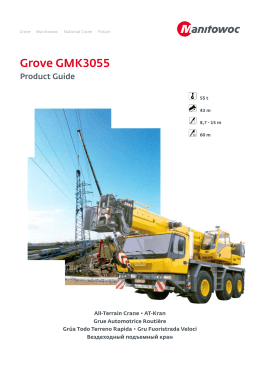 GMK3055 Guía del Producto - Métrico