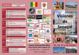 Programa Visiones de Senegal