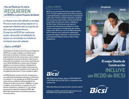 RequieRen inCluye un RCDD de BiCSi