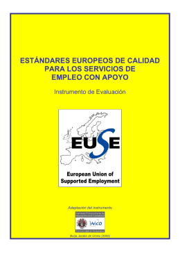 estándares europeos de calidad para los servicios de empleo con