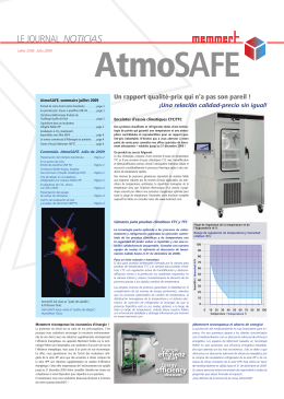 AtmoSAFE - Memmert GmbH + Co. KG
