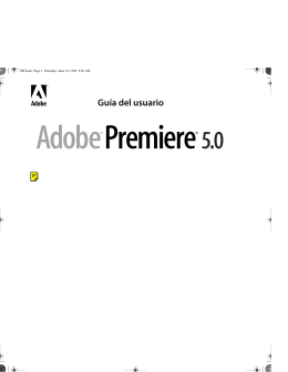 Adobe Premiere 5 - Institut Samuel Gili i Gaya