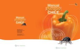 Manual del Picudo del Chile