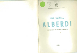 Juan Bautista Alberdi - Ministerio de Educación