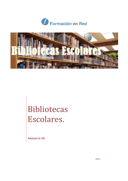 Bibliotecas Escolares
