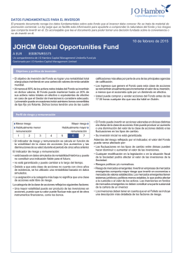 JOHCM Global Opportunities Fund