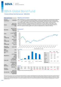 BBVA Global Bond Fund - BBVA Asset Management
