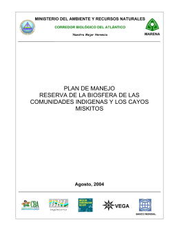plan de manejo reserva de la biosfera de las comunidades