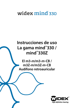 Instrucciones de uso La gama mind™330 / mind™330Z