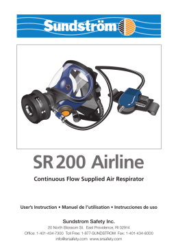 SR 200 Airline - Sundström Safety AB