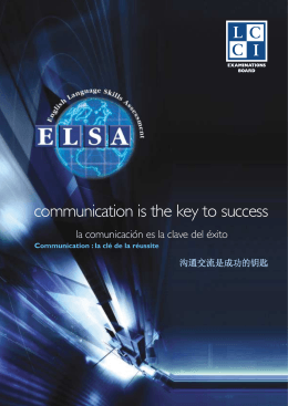 Executive Overview Folleto ELSA