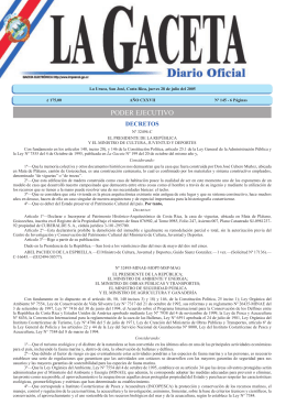 Decretos-La Gaceta 145-28 JUL-2005
