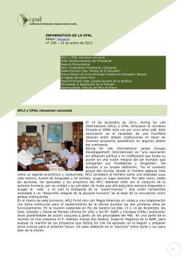 Informativo CPAL 2012
