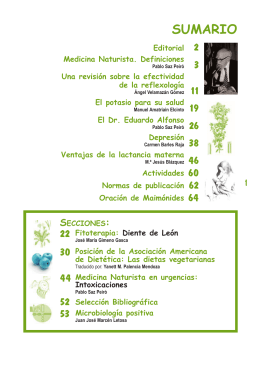 Medicina Naturista - Universidad de Zaragoza