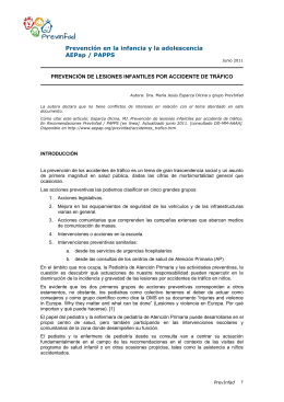 PDF accidentes tráfico - Asociación Española de Pediatría de