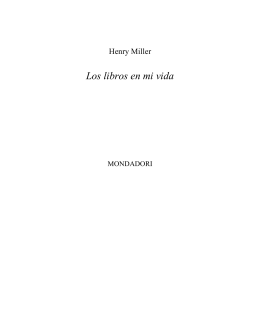 Henry Miller - Los Libros En Mi Vida