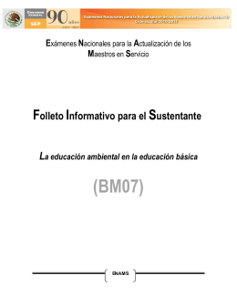 Descargar Folleto Informativo ENAMS 2010-2011
