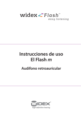 Instrucciones de uso El Flash m