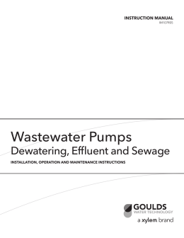 Wastewater Pumps