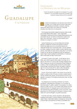 Guadalupe y su Parador [folleto]