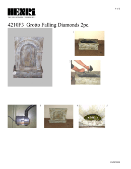 4210F3 Grotto Falling Diamonds 2pc.