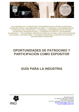 brochure-felanpe2014 - Sociedad Uruguaya de Nutrición