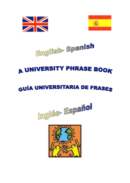 Libro de frases más comunes en la universidad Ingles
